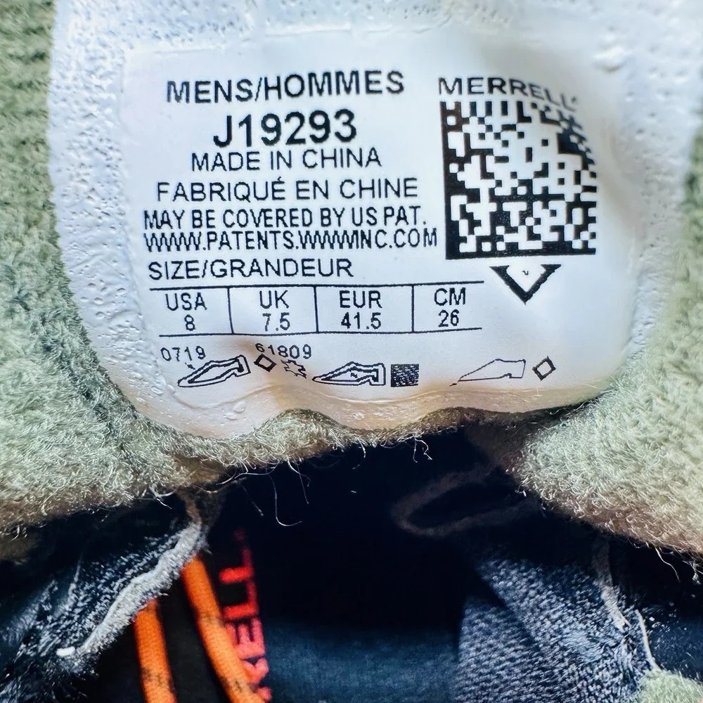 Merrell Thermo Snowdrift Mid Shell boots Mens 8 Green Waterproof snow winter NEW